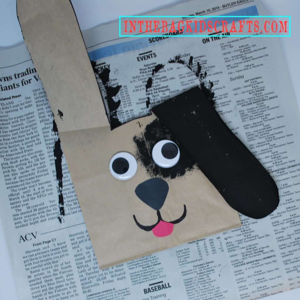 Puppy Gift Bag Step 6