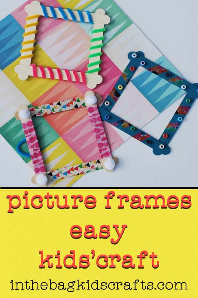 Easy DIY Kids' Craft Picture Frames