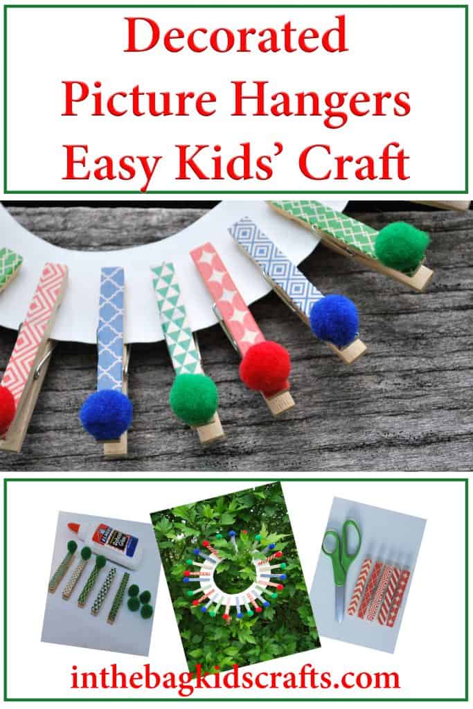 Decorative Clips with Washi Tape Easy Kids' Craft
