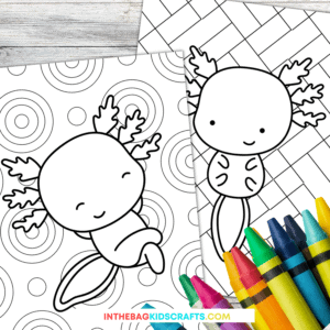 Axolotl Coloring Pages (Free Printables) • In the Bag Kids' Crafts