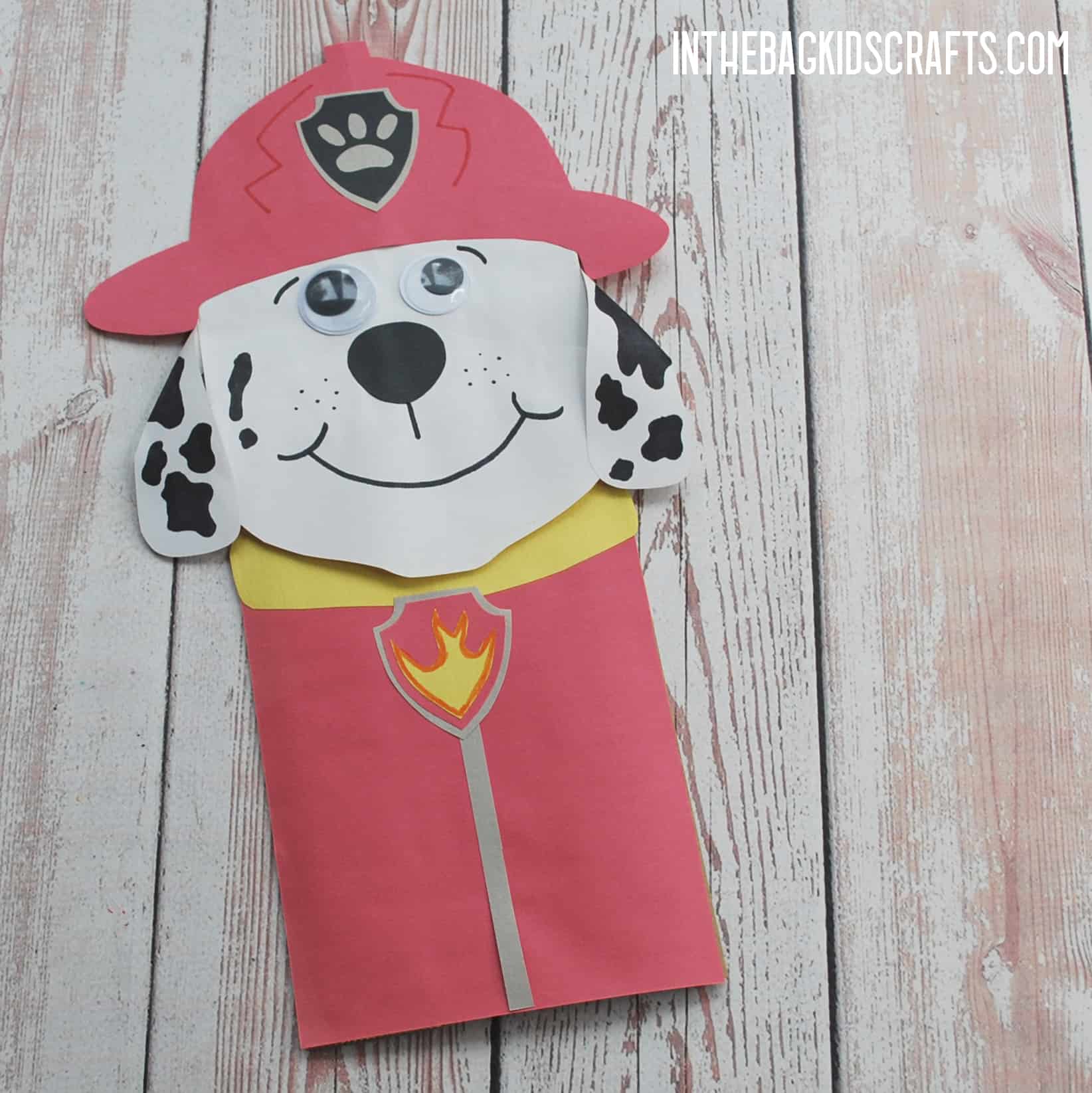 Inspired Paw Patrol Paper Crafts • In the Bag Kids' Crafts