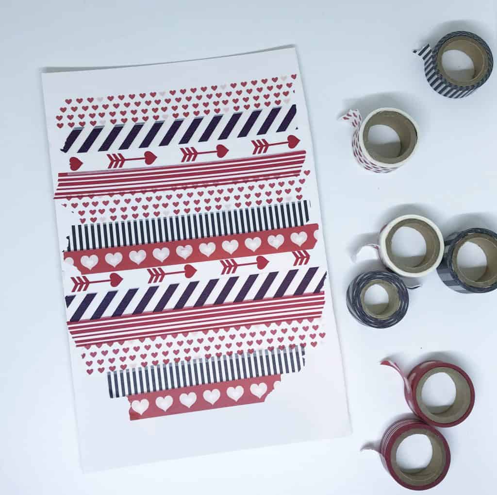 Valentine craft step 2