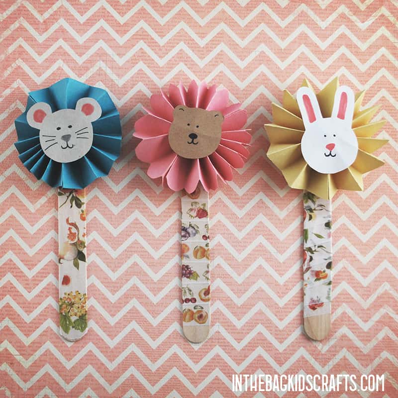 Popsicle Stick Bookmarks • In the Bag Kids' Crafts