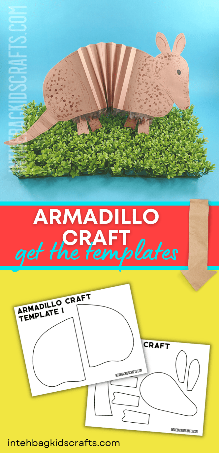 Armadillo Craft for Kids {FREE Template!} • In the Bag Kids' Crafts