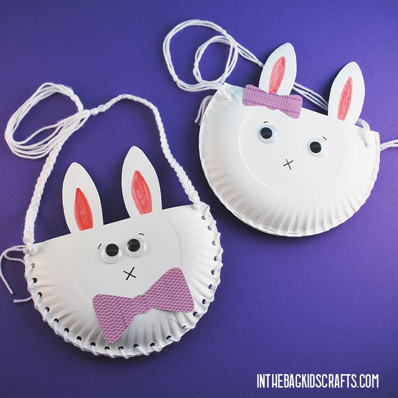 Paper deals plate rabbit