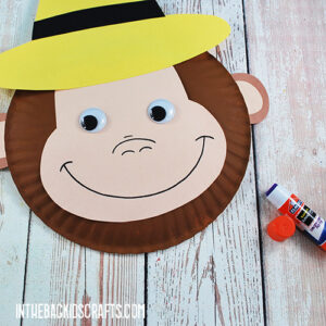 Curious George Craft {FREE Template} • In the Bag Kids' Crafts