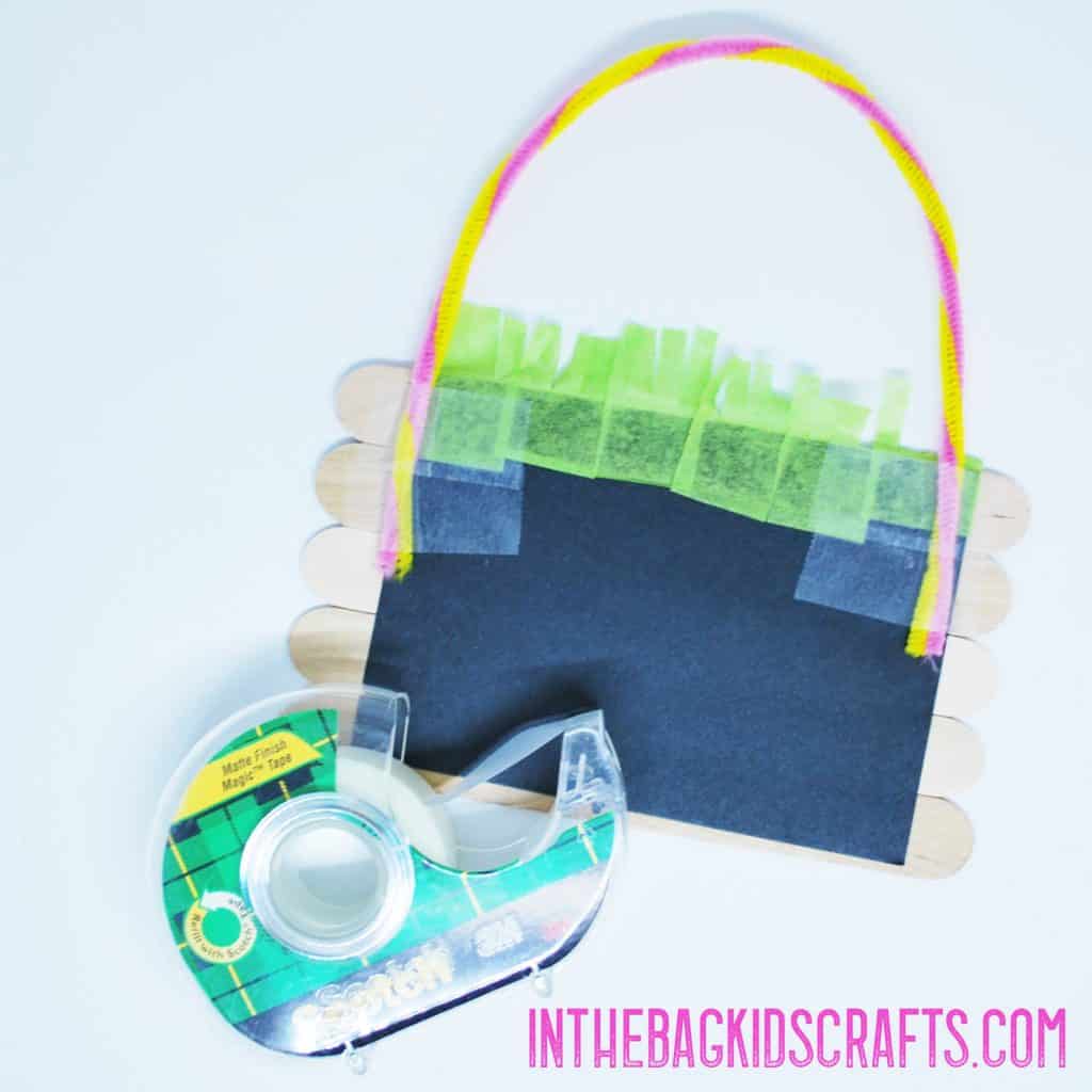 add a handle to the basket