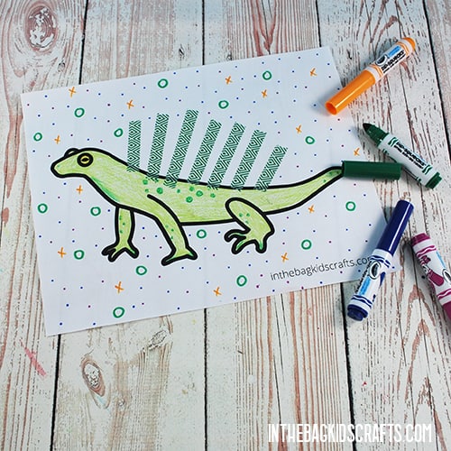 IGUANA CRAFT FOR KIDS