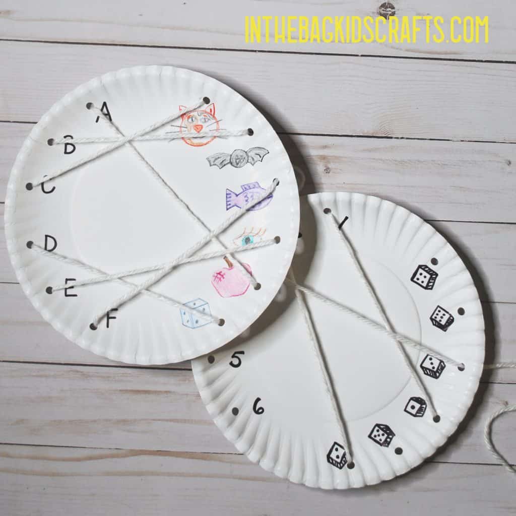 Educational Lacing Kids Activity • In the Bag Kids' Crafts