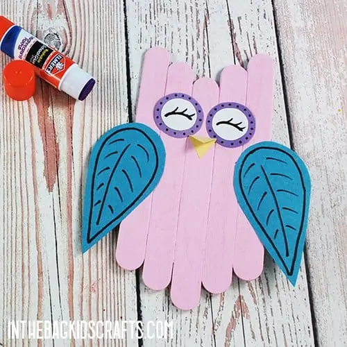 Easy Owl Craft for Preschoolers • In the Bag Kids' Crafts