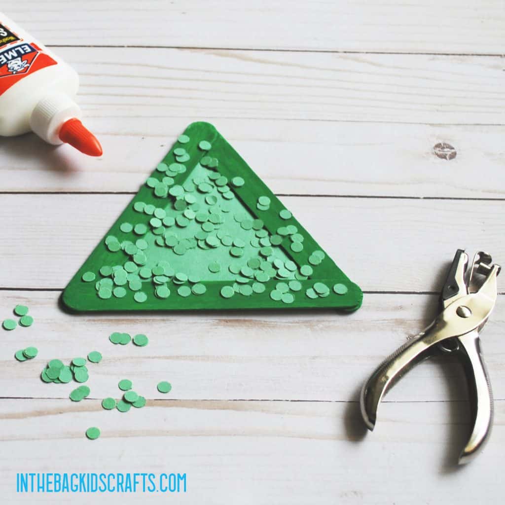 PAPER FOOD CRAFT PEAS