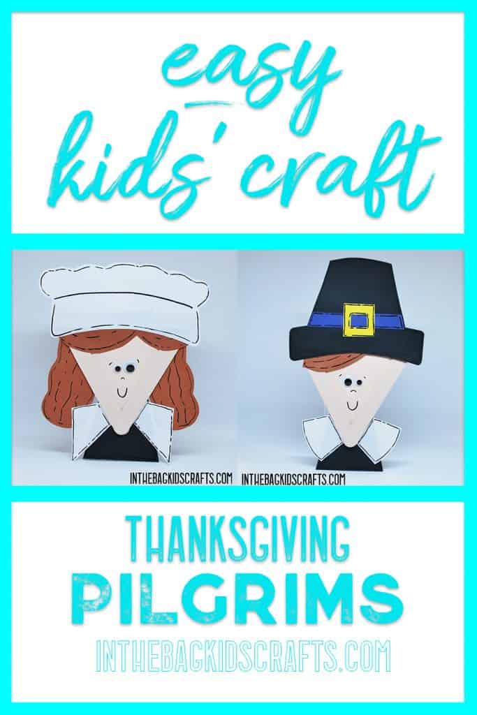 thanksgiving pilgrims kids' craft