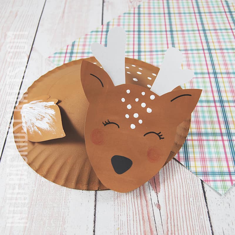 Free Printable Cut And Paste Deer Craft For Kids With - vrogue.co