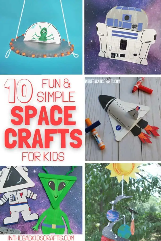 Craftikit Space Arts and Crafts for Kids - 20 Simple All-inclusive Fun Toddler Craft Kit for Kids - Organized Crafts for Toddlers Ages 3-10 - Galaxy