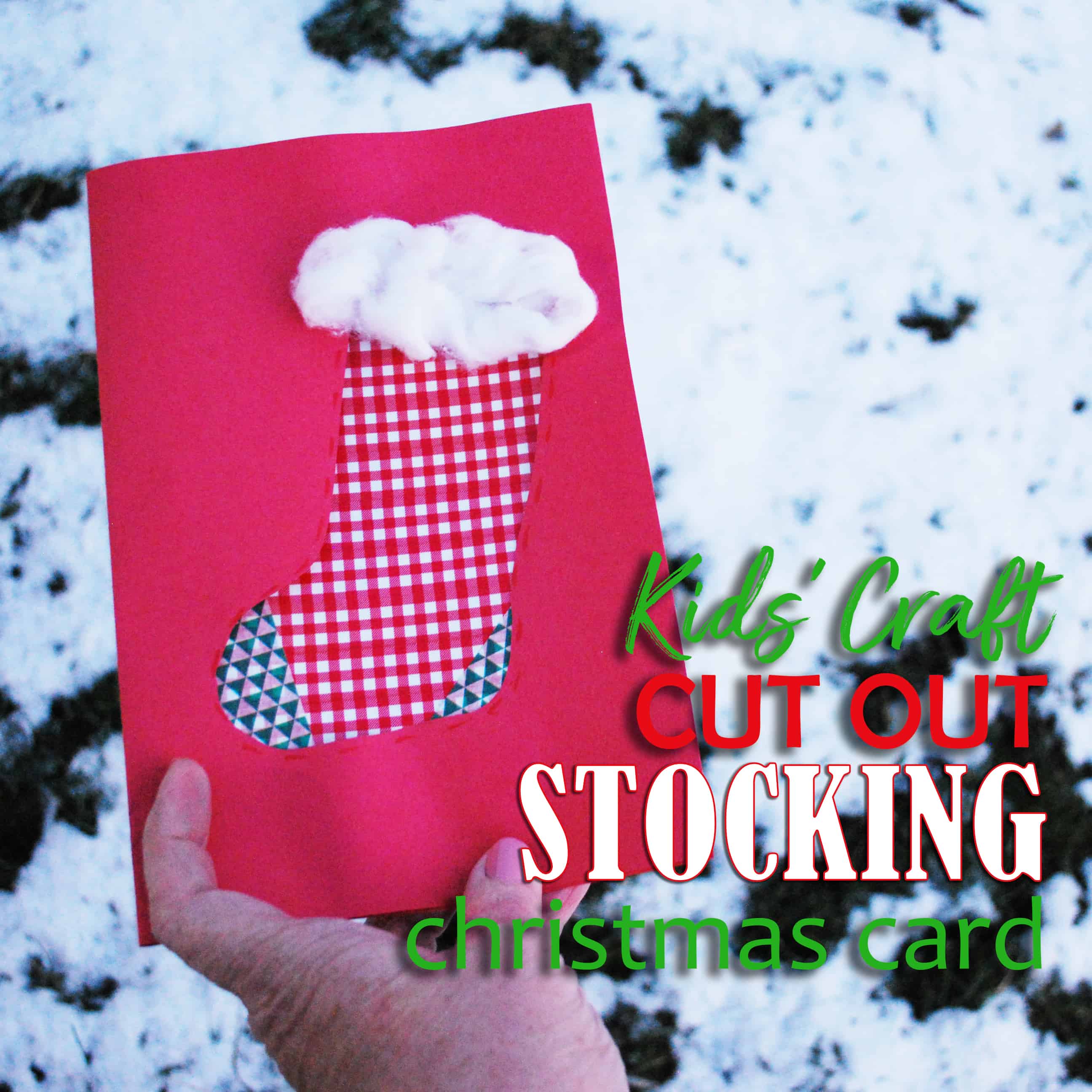 Christmas Stocking Card