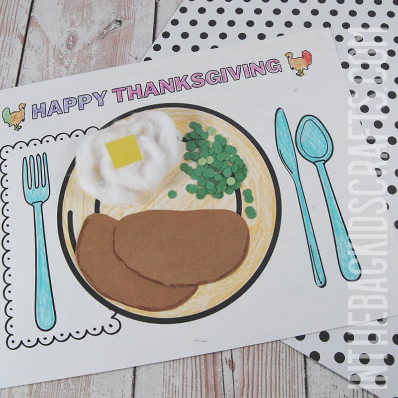 thanksgiving-placemat-free-printable-in-the-bag-kids-crafts for Free Printable Thanksgiving Placemats For Preschoolers Thanksgiving Placemat (FREE Printable) • In the Bag Kids' Crafts for Free Printable Thanksgiving Placemats For Preschoolers