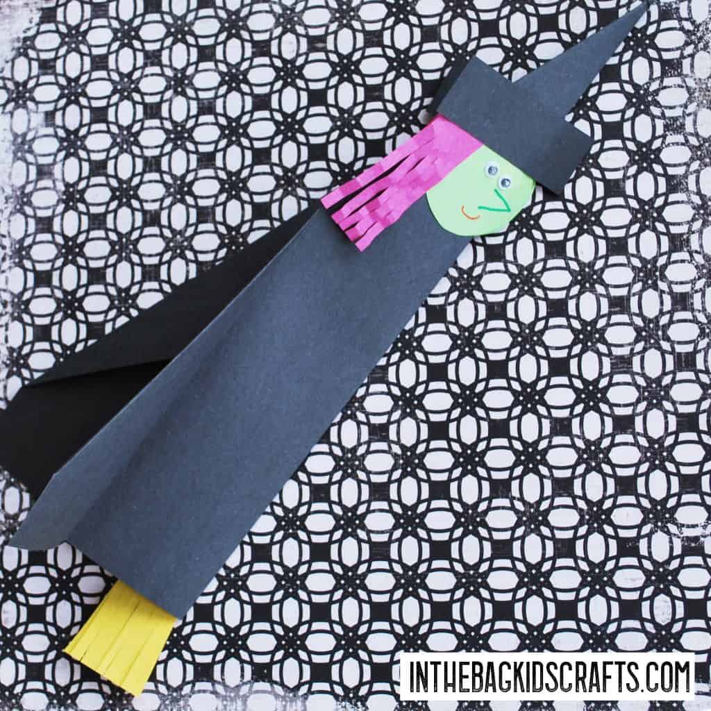 Halloween Kids' Activity: Witch Paper Airplane